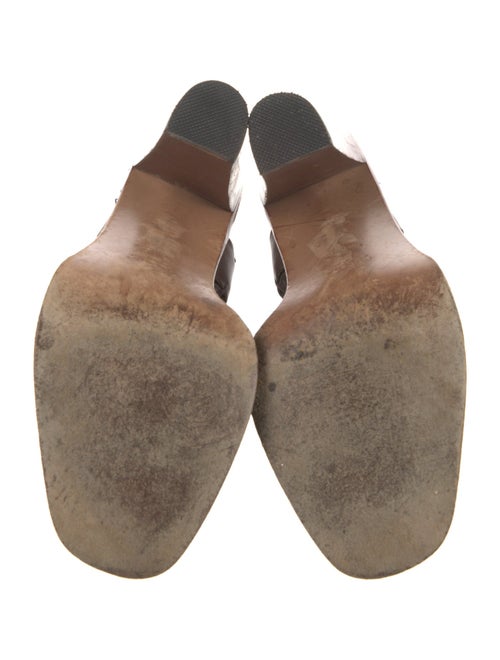 Prada Leather Slingback Sandals