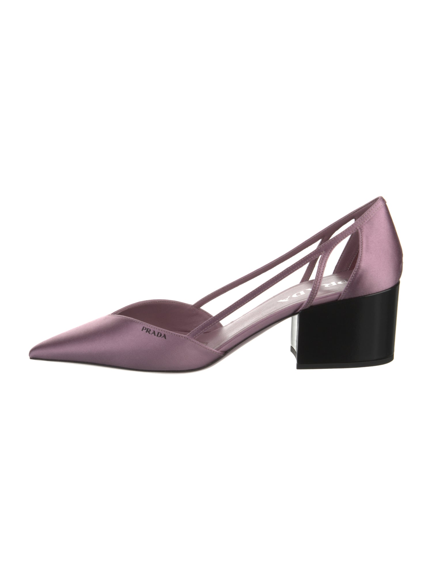 Prada Satin D'Orsay Pumps w/ Tags