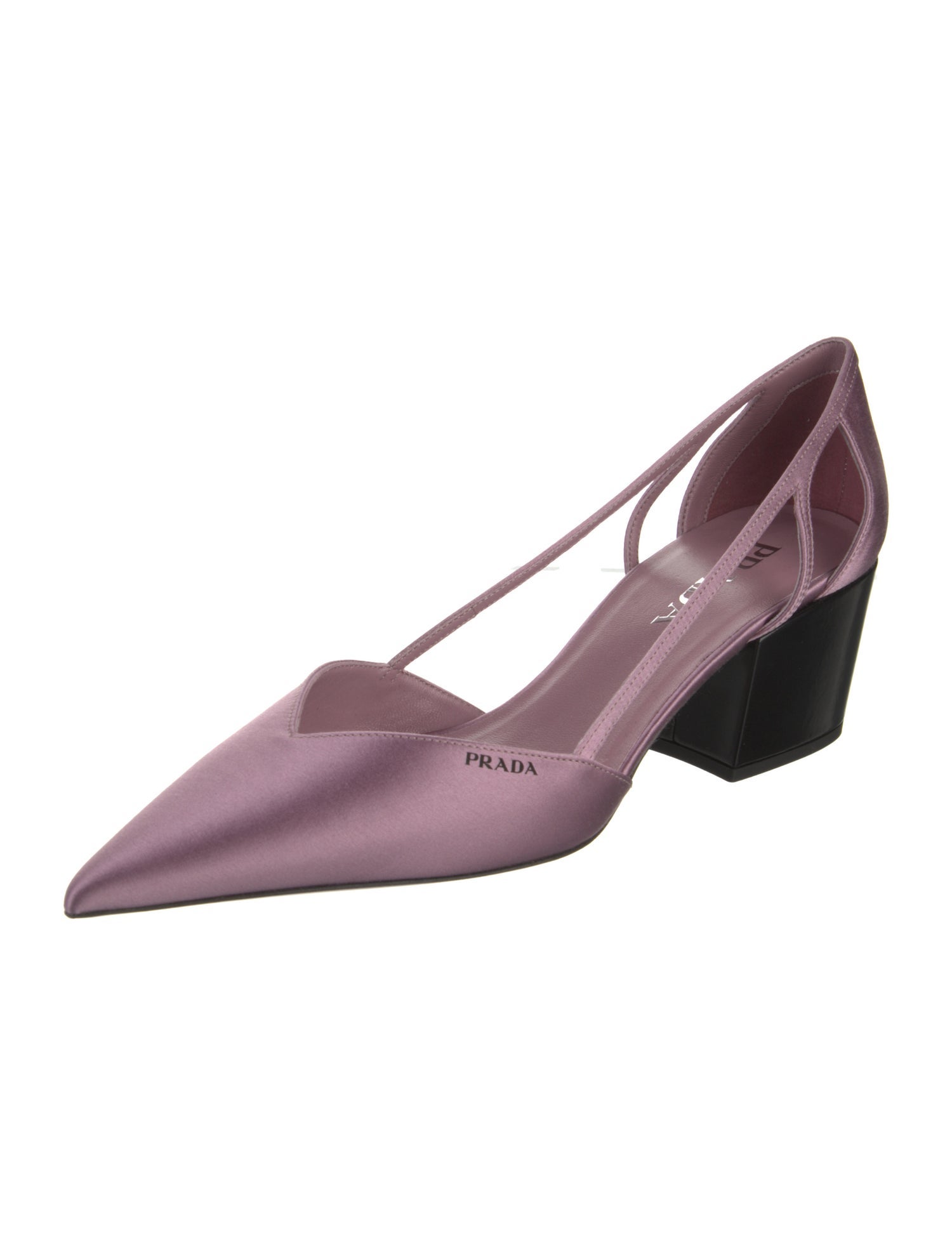 Prada Satin D'Orsay Pumps w/ Tags