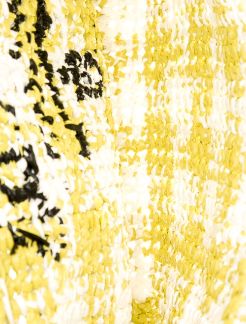 Prada Enameled Metal Triangle Top Handle Bag