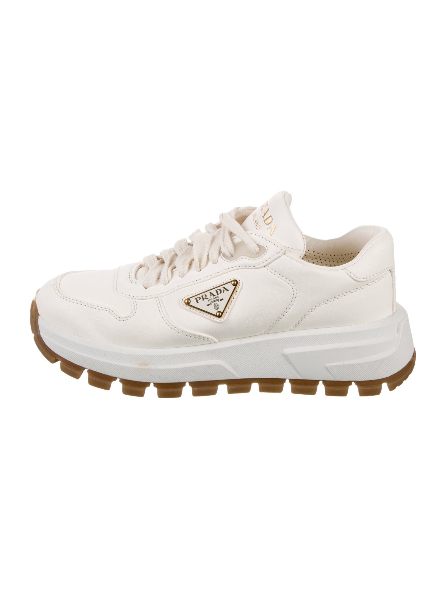 Prada Leather Sneakers