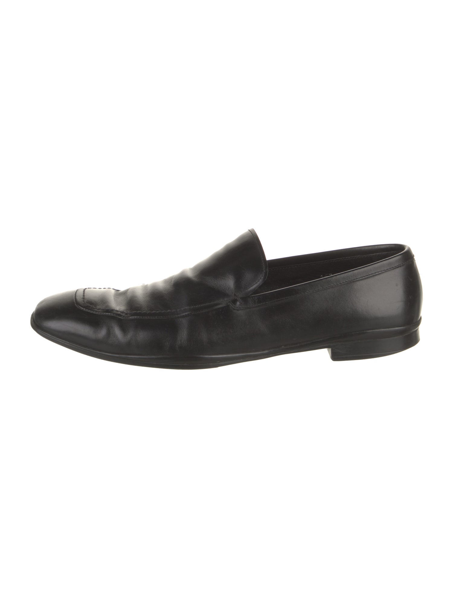 Prada Leather Dress Loafers