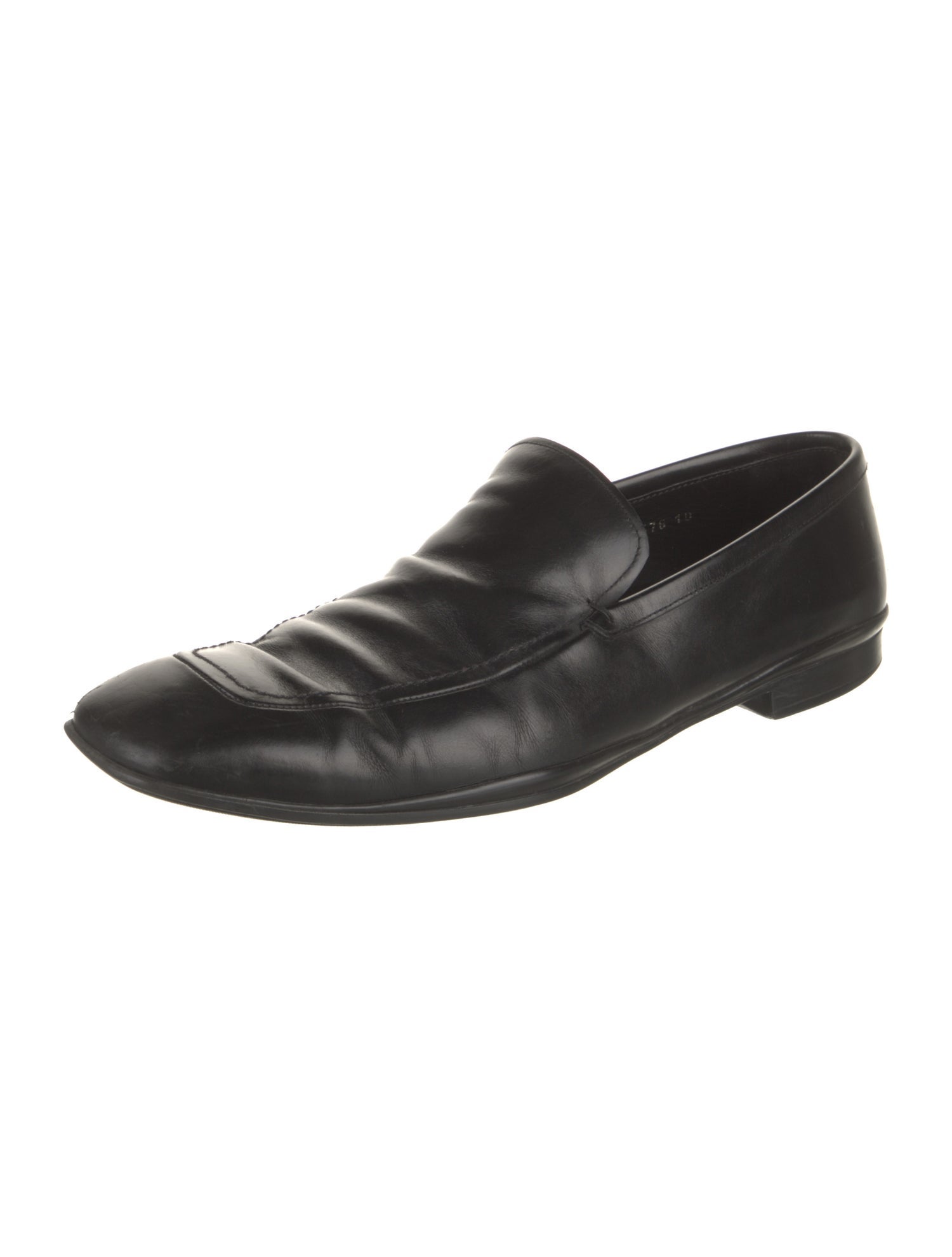 Prada Leather Dress Loafers