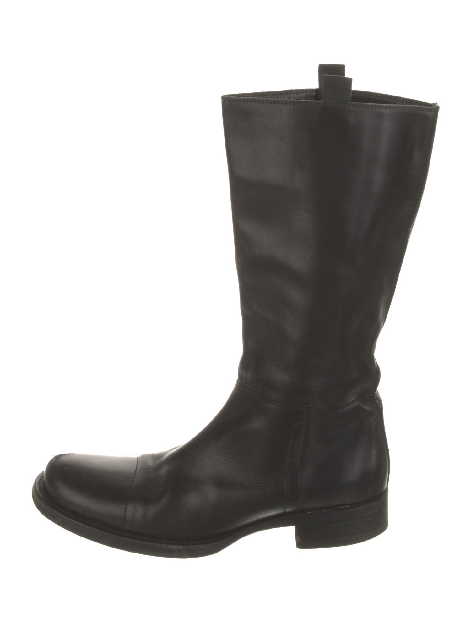 Prada Leather Riding Boots