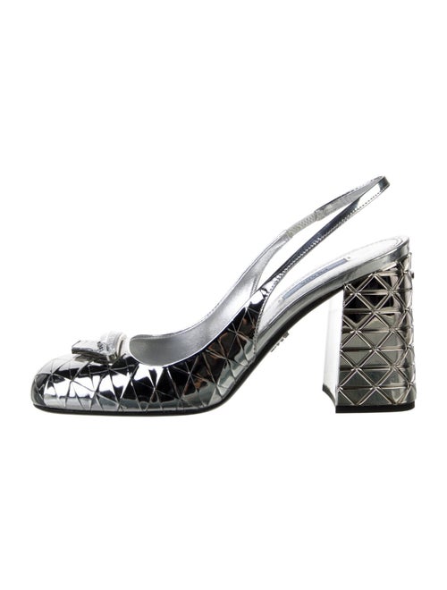 Prada Patent Leather Slingback Pumps