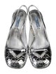 Prada Patent Leather Slingback Pumps