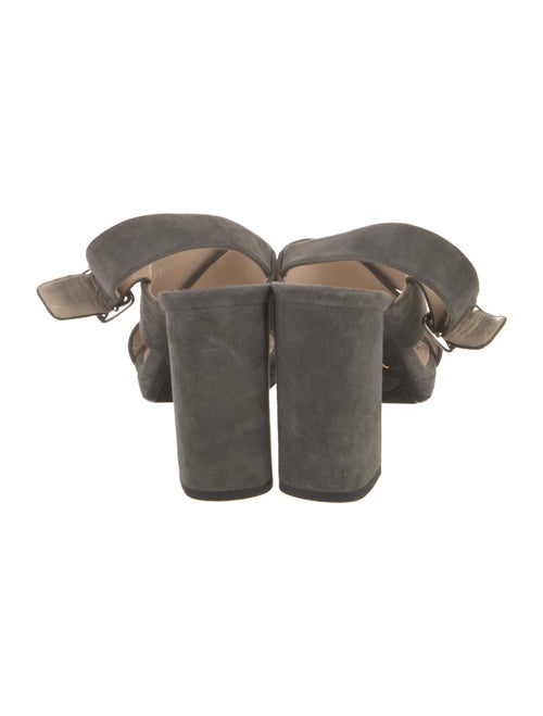 Prada Suede Slingback Sandals