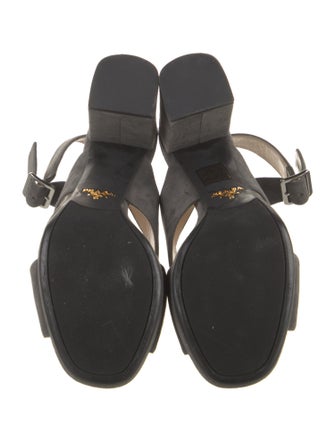 Prada Suede Slingback Sandals