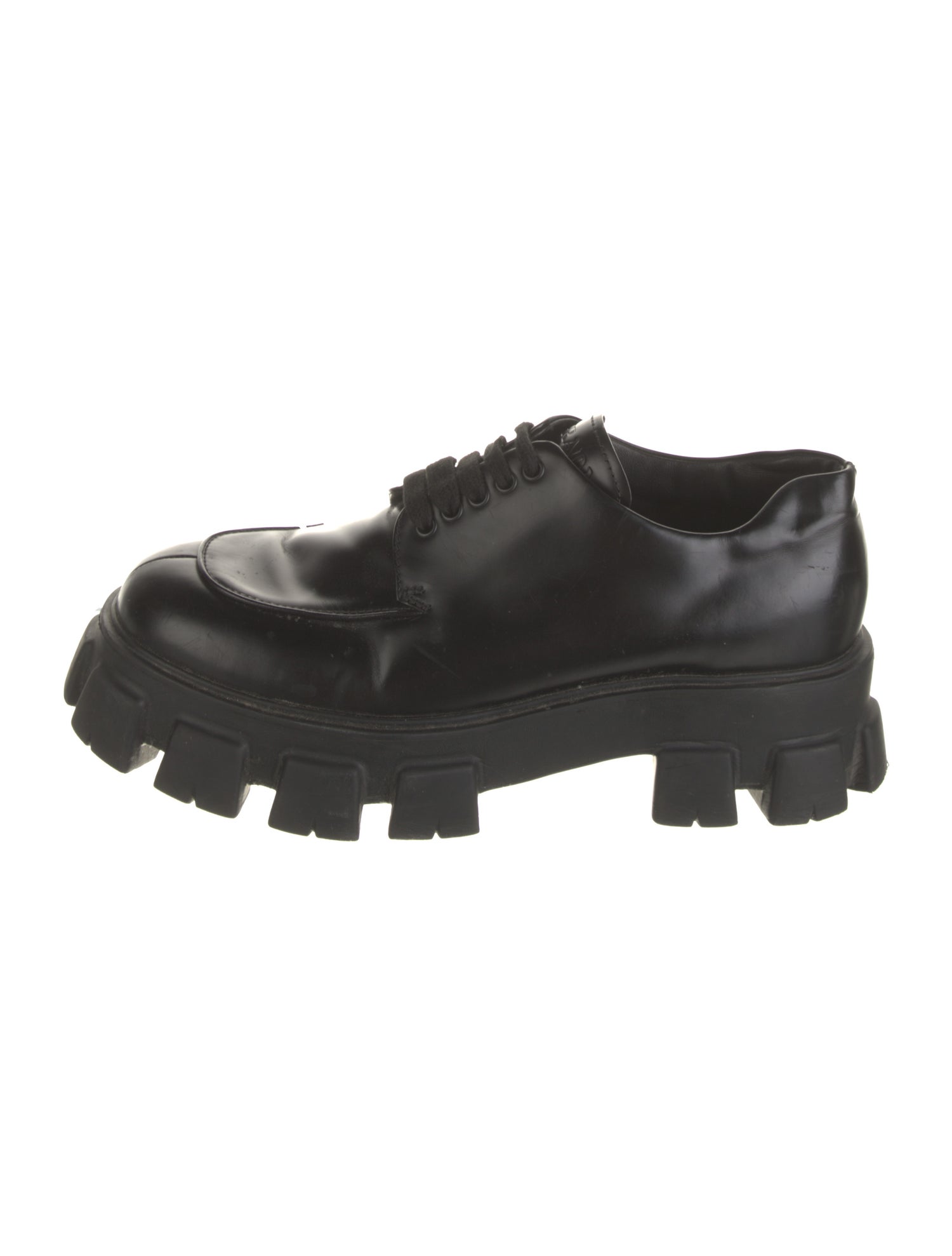 Prada Leather Derby Shoes