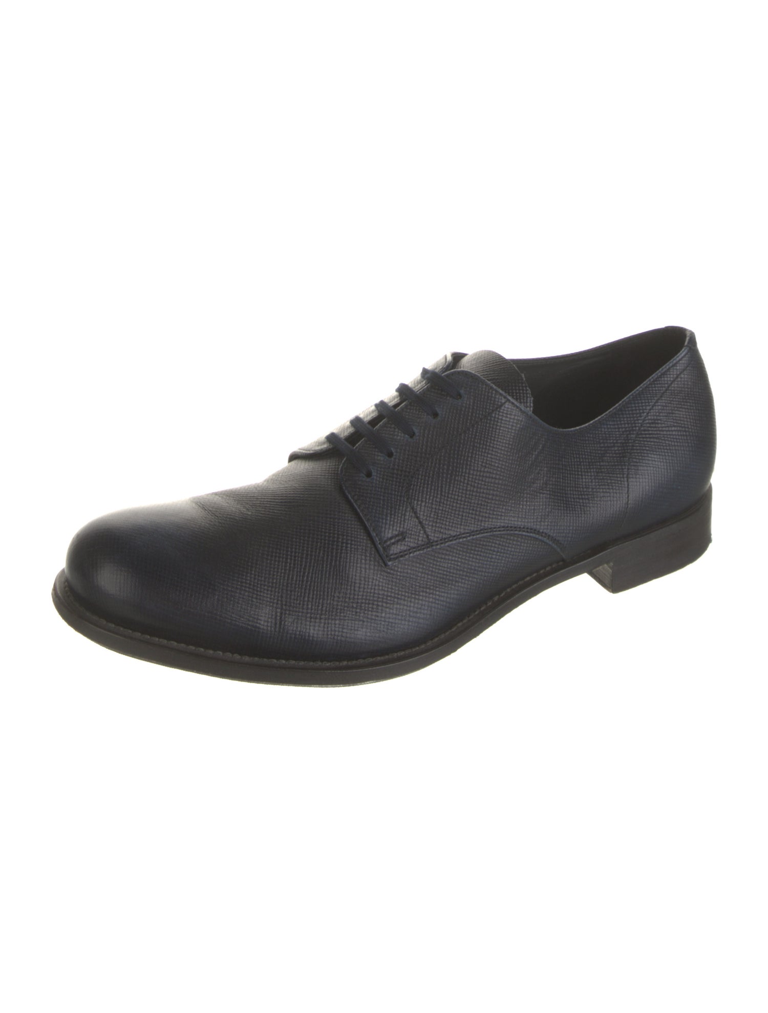 Prada Saffiano Leather Derby Shoes