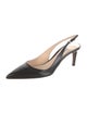 Prada Patent Leather Slingback Pumps