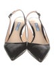 Prada Patent Leather Slingback Pumps
