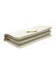 Prada Enameled Metal Triangle Clutch