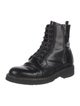 Prada Sport Patent Leather Combat Boots