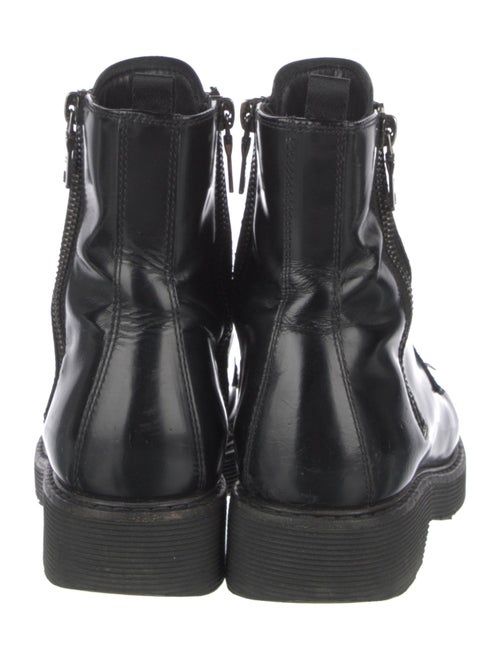 Prada Sport Patent Leather Combat Boots