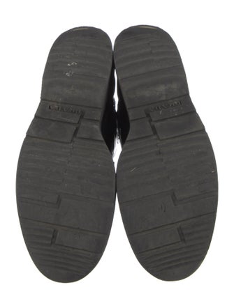 Prada Sport Patent Leather Combat Boots