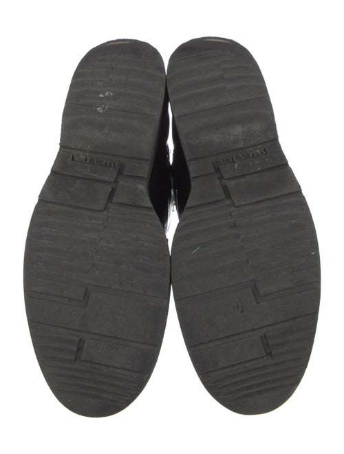 Prada Sport Patent Leather Combat Boots