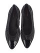 Prada Sport Leather Leather Trim Embellishment Ballet Flats