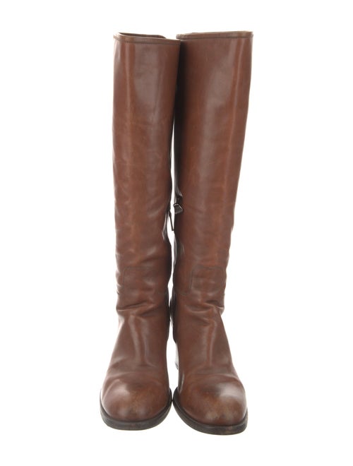 Prada Leather Riding Boots