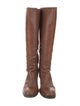 Prada Leather Riding Boots