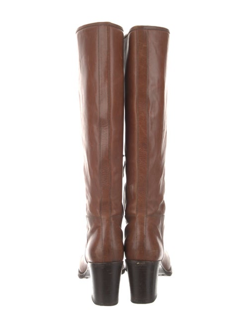 Prada Leather Riding Boots