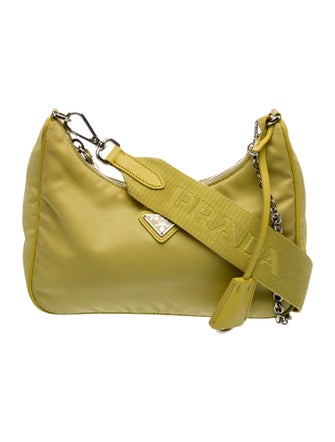 Prada Enameled Metal Triangle Re-Edition 2005