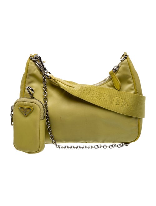 Prada Enameled Metal Triangle Re-Edition 2005