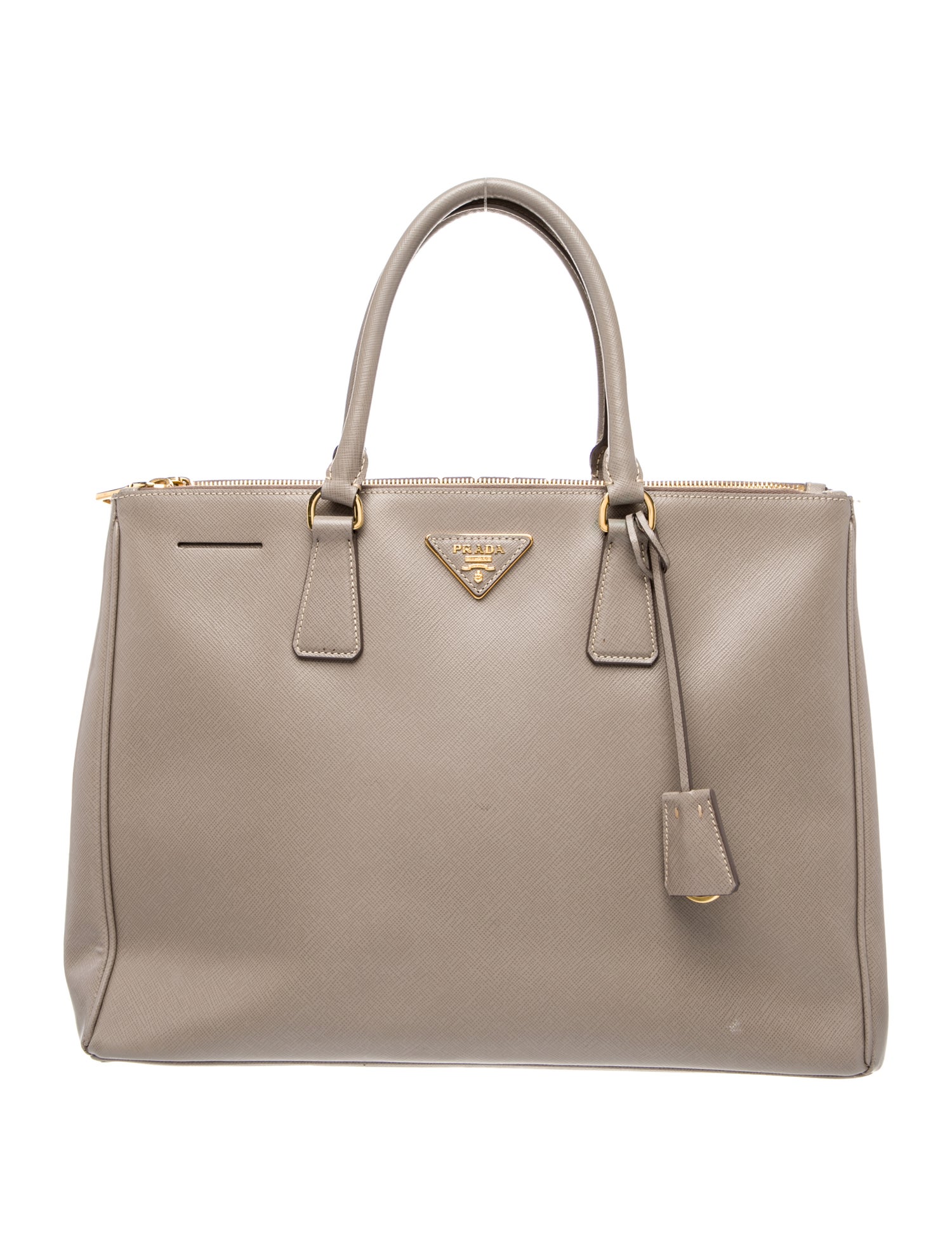 Prada Saffiano Lux Leather Galleria Double Zip Large