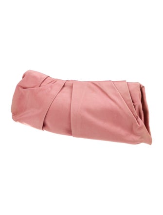 Prada Enameled Metal Triangle Clutch