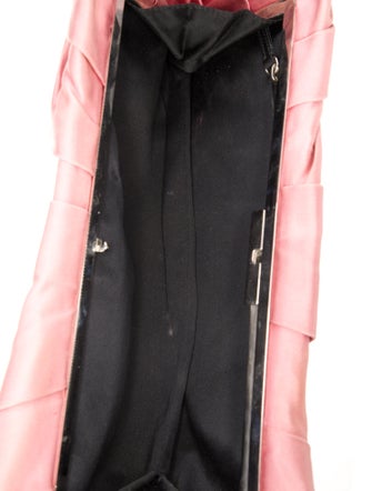 Prada Enameled Metal Triangle Clutch