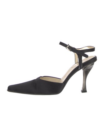 Prada Satin D'Orsay Pumps