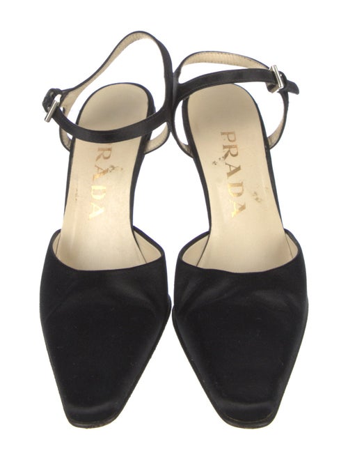 Prada Satin D'Orsay Pumps