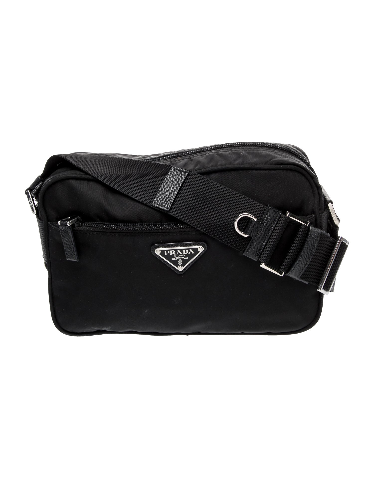 Prada Vela Nylon Messenger Bag