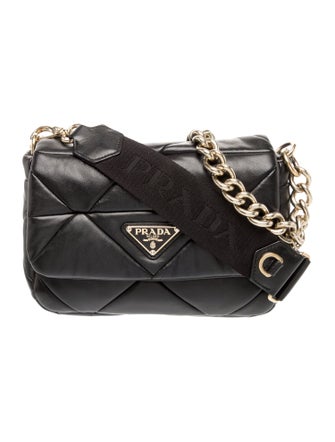 Prada Enameled Metal Triangle System