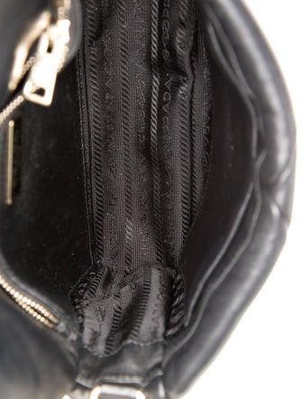 Prada Enameled Metal Triangle System