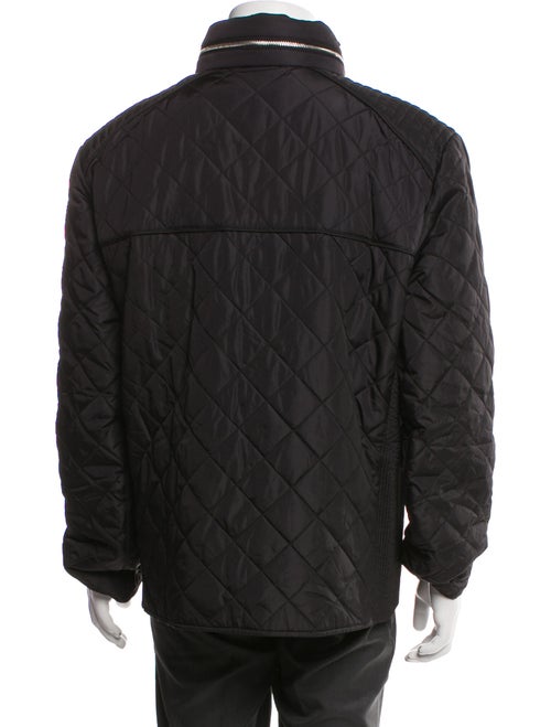 Prada 2019 Enameled Metal Triangle Puffer Coat