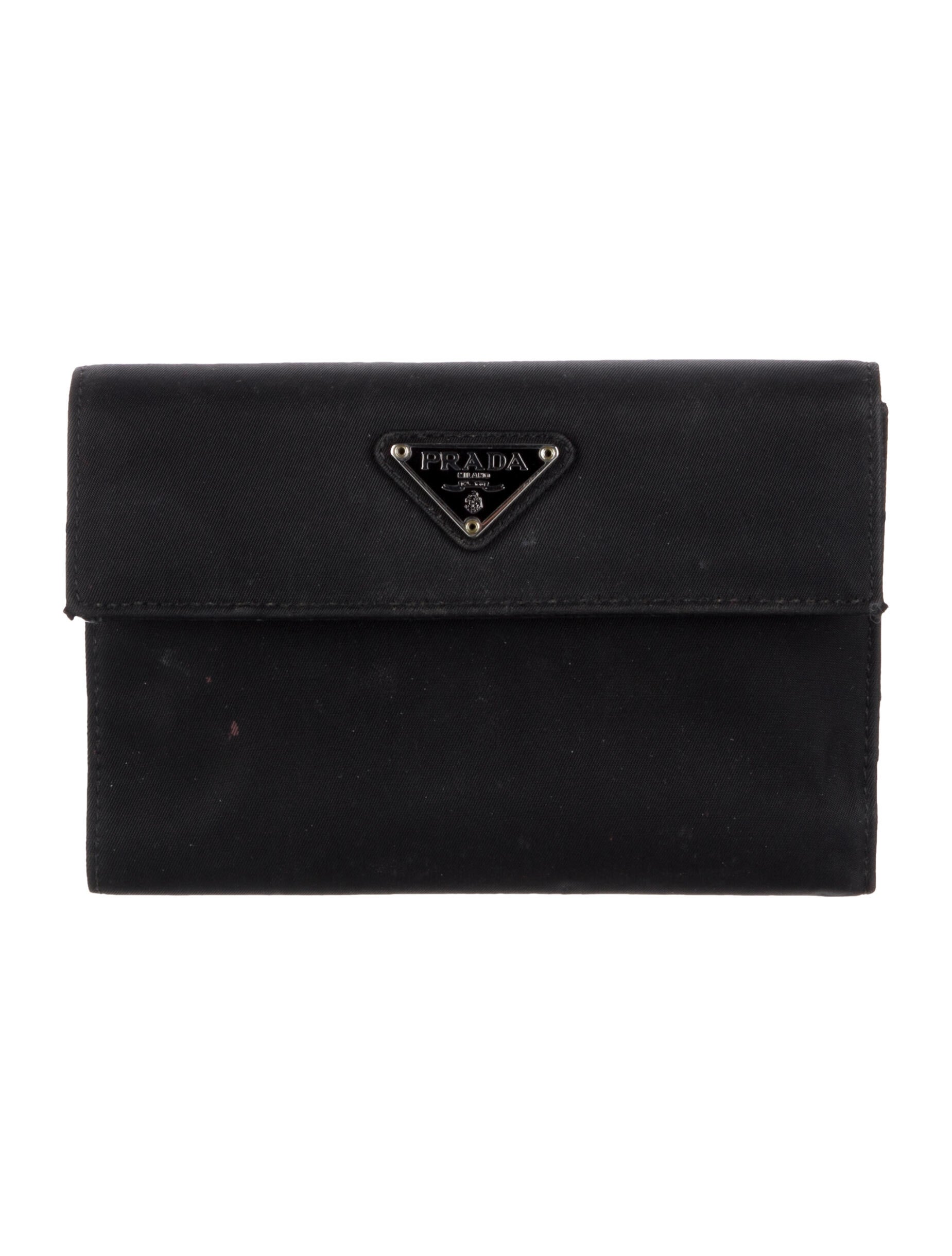 Prada Tessuto Trifold Wallet