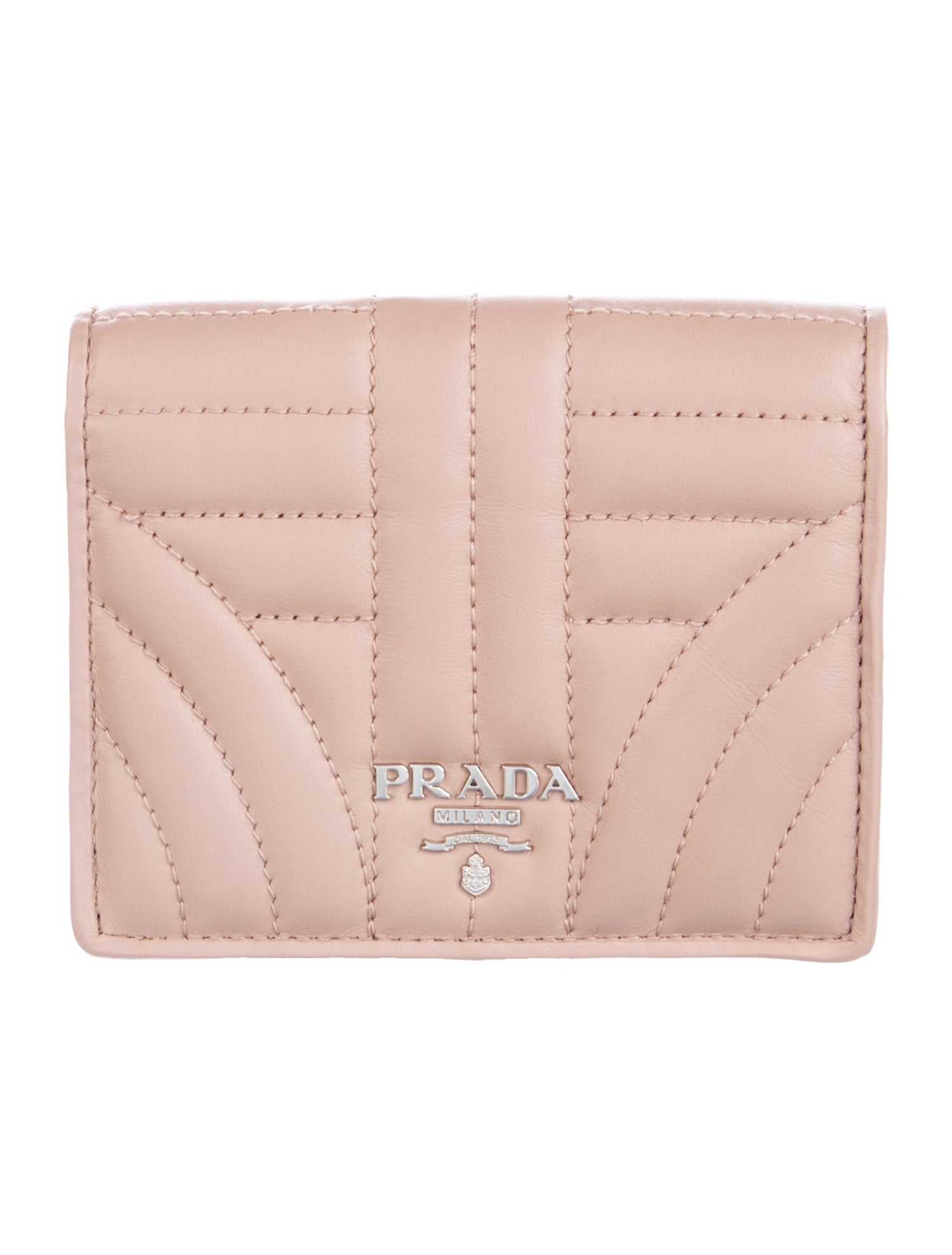 Prada Leather Compact Wallet