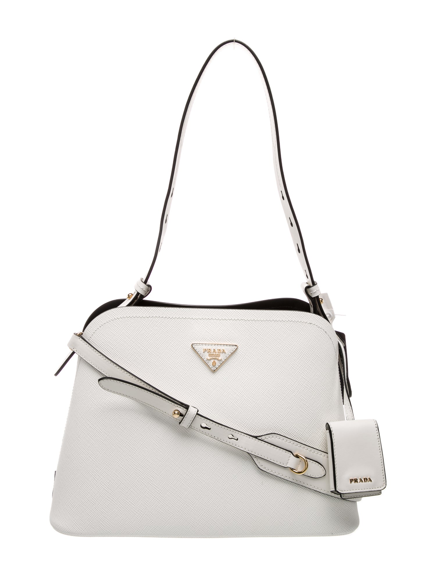 Prada Saffiano Cuir Leather Matinee w/ Tags