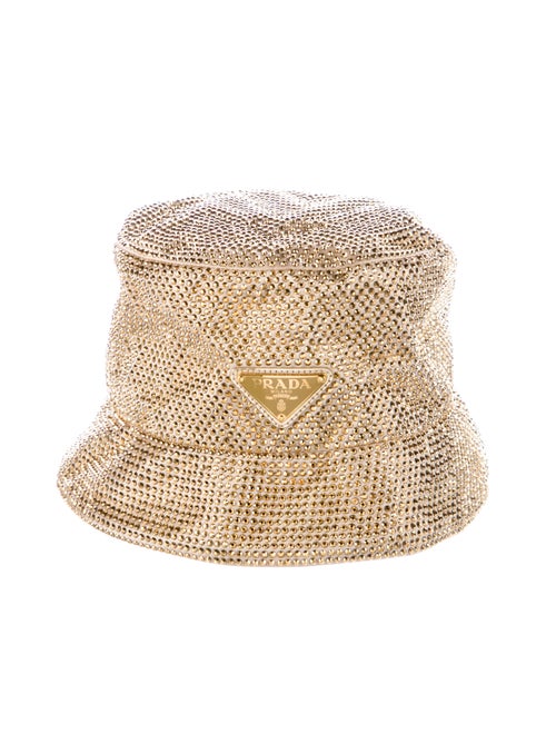 Prada Rhinestone Bucket Hat