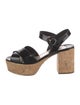 Prada Patent Leather Slingback Sandals