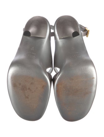 Prada Satin T-Strap Sandals