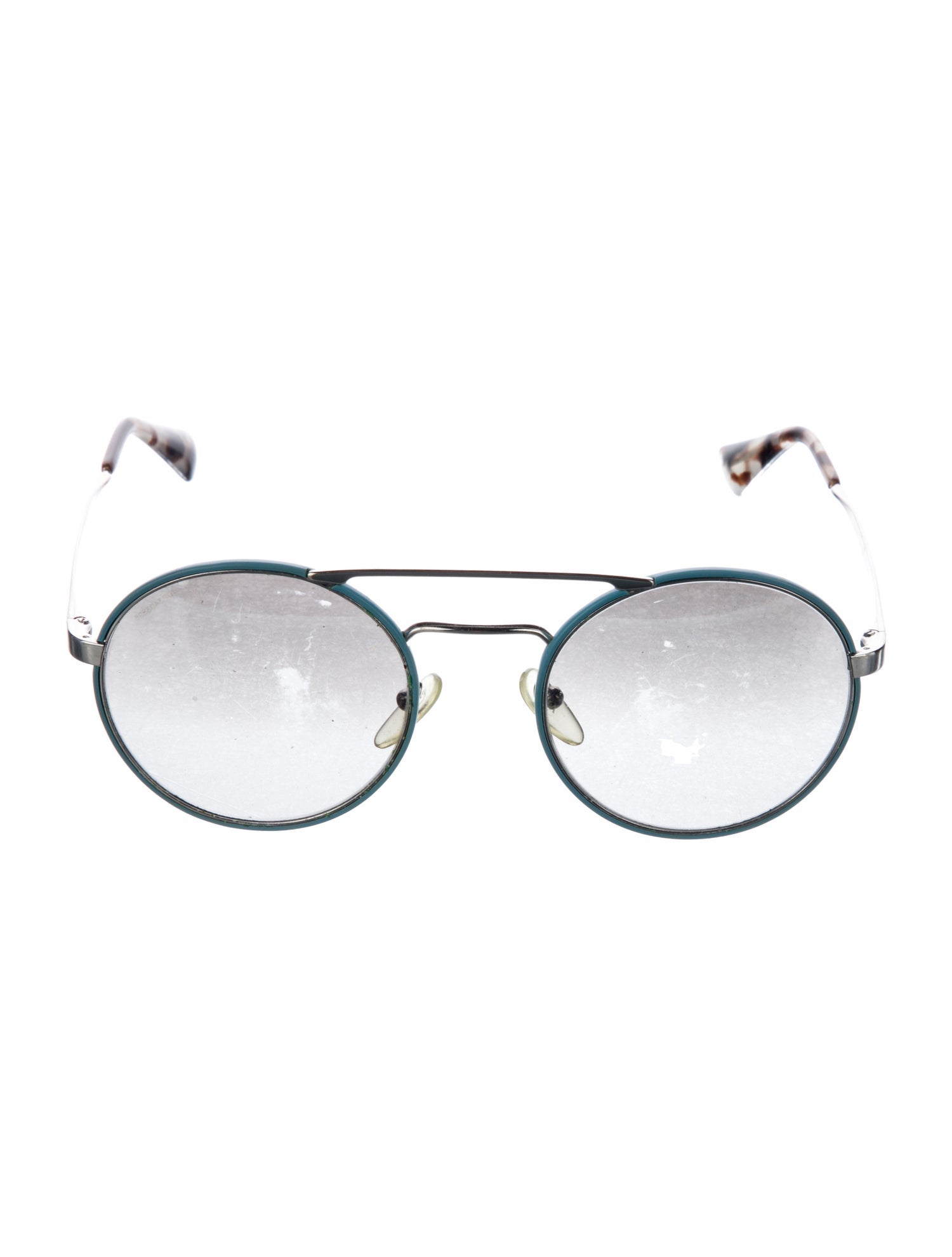 Prada Round Gradient Sunglasses