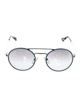 Prada Round Gradient Sunglasses