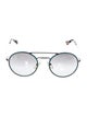 Prada Round Gradient Sunglasses