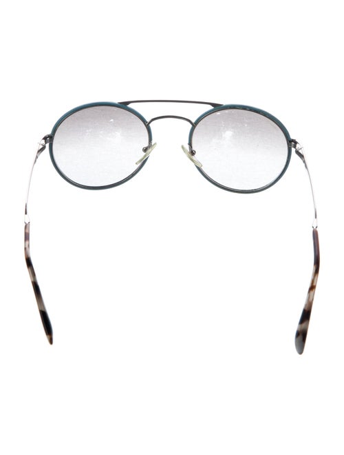 Prada Round Gradient Sunglasses