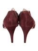 Prada Suede Cutout Accent D'Orsay Pumps