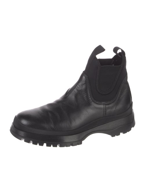 Prada Leather Chelsea Boots