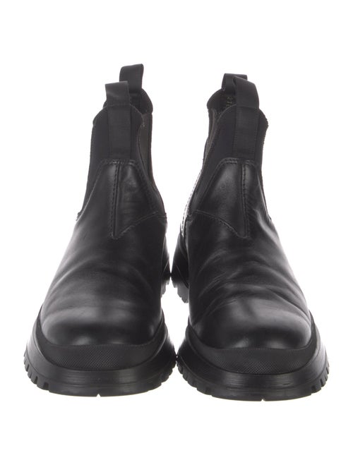 Prada Leather Chelsea Boots