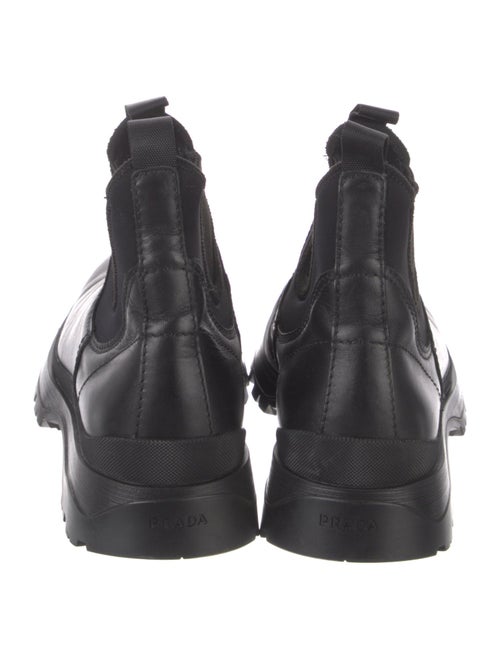 Prada Leather Chelsea Boots